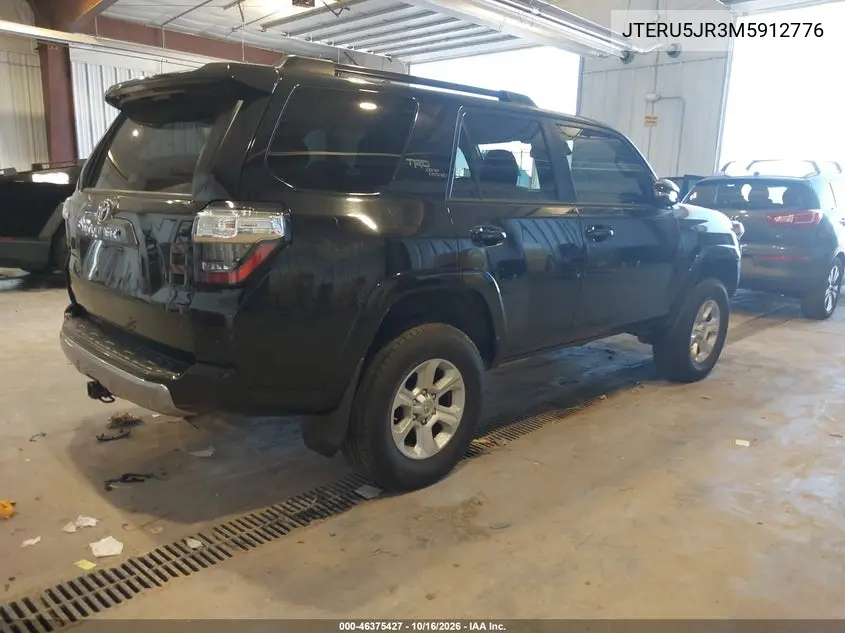 2021 TOYOTA 4RUNNER VIN JTERU5JR3M5912776 — фото 4