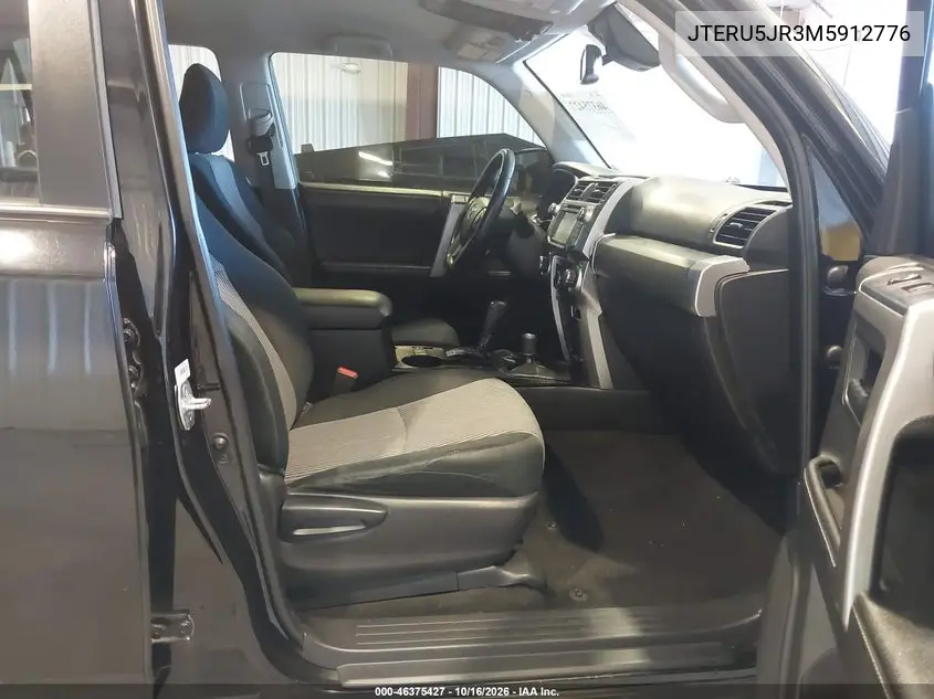 2021 TOYOTA 4RUNNER VIN JTERU5JR3M5912776 — фото 5