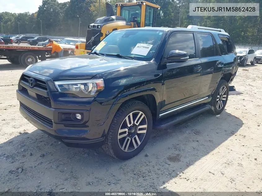 2021 TOYOTA 4RUNNER VIN JTEKU5JR1M5862428 — фото 2