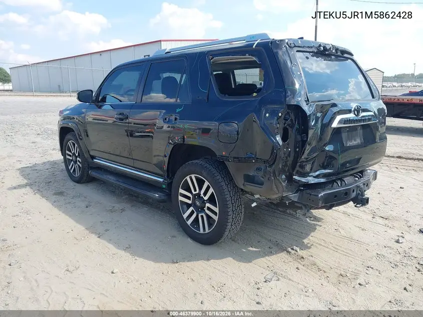 2021 TOYOTA 4RUNNER VIN JTEKU5JR1M5862428 — фото 3
