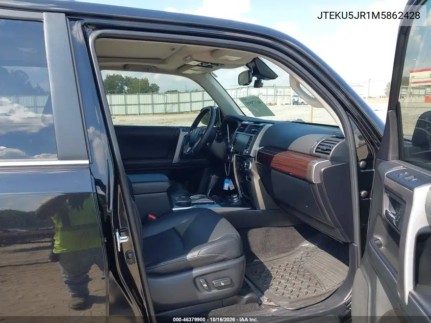 2021 TOYOTA 4RUNNER VIN JTEKU5JR1M5862428 — фото 5