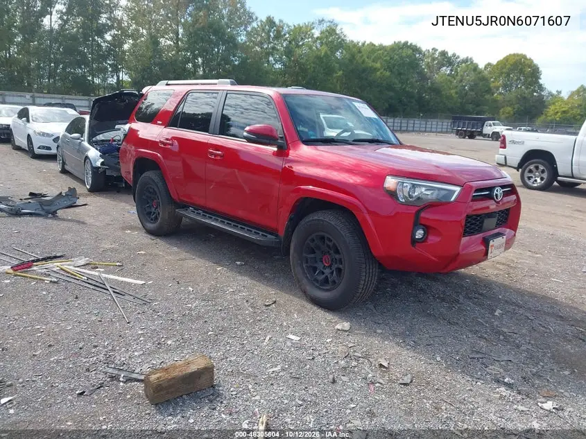 TOYOTA 4RUNNER 2022, VIN JTENU5JR0N6071607