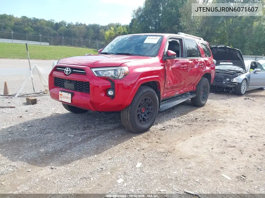 2022 TOYOTA 4RUNNER VIN JTENU5JR0N6071607 — фото 2