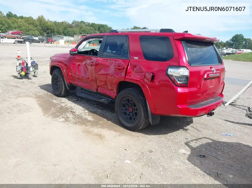 2022 TOYOTA 4RUNNER VIN JTENU5JR0N6071607 — фото 3