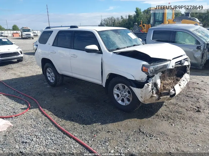 TOYOTA 4RUNNER 2023, VIN JTEEU5JR9P5278649
