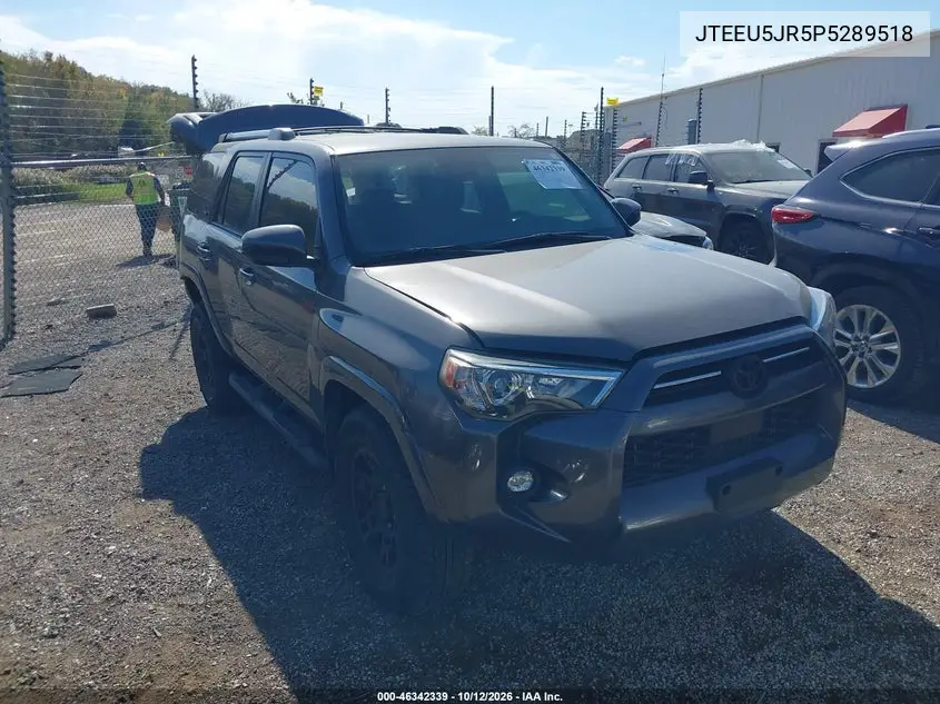 TOYOTA 4RUNNER 2023, VIN JTEEU5JR5P5289518