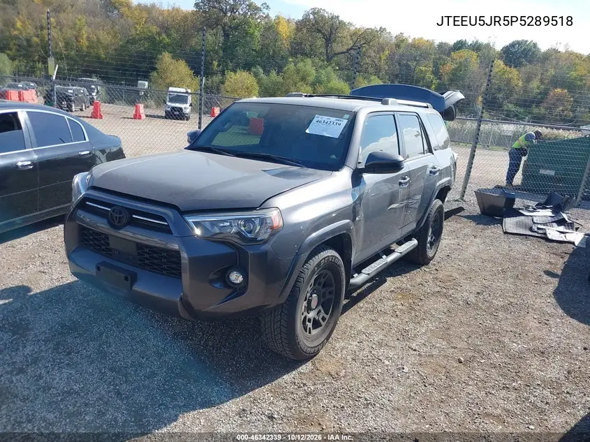 2023 TOYOTA 4RUNNER VIN JTEEU5JR5P5289518 — фото 2