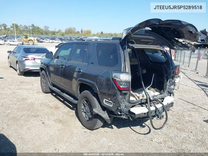 2023 TOYOTA 4RUNNER VIN JTEEU5JR5P5289518 — фото 3
