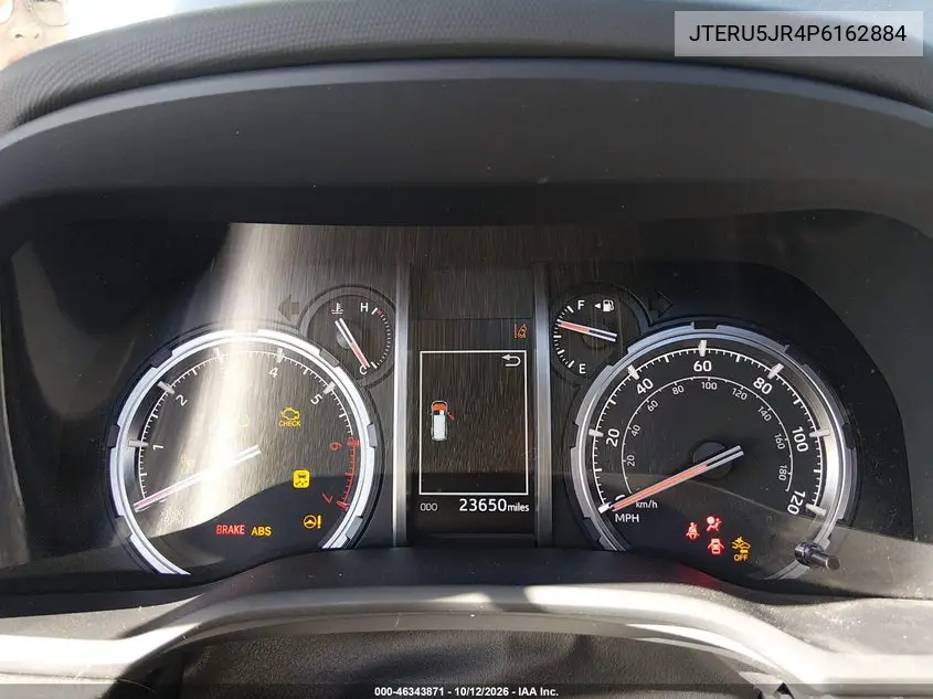 2023 TOYOTA 4RUNNER VIN JTERU5JR4P6162884 — фото 7