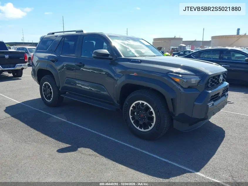 TOYOTA 4RUNNER 2025, VIN JTEVB5BR2S5021880