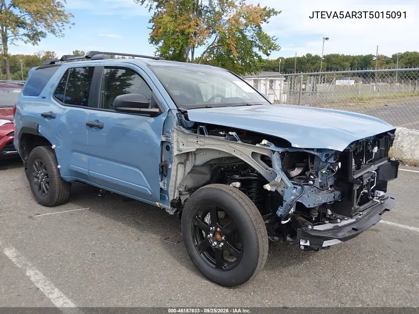 TOYOTA 4RUNNER 2026, VIN JTEVA5AR3T5015091