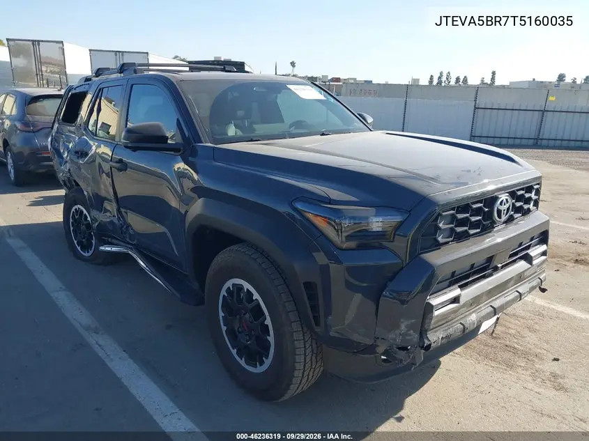 TOYOTA 4RUNNER 2026, VIN JTEVA5BR7T5160035
