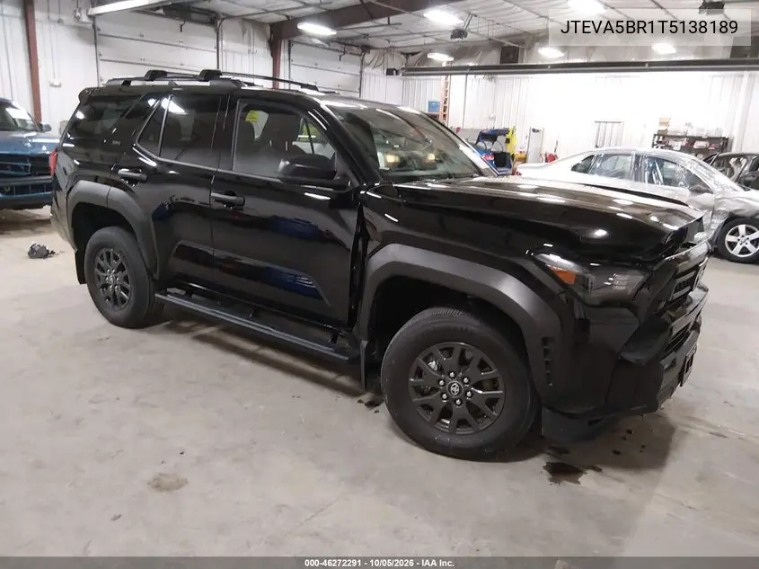 TOYOTA 4RUNNER 2026, VIN JTEVA5BR1T5138189