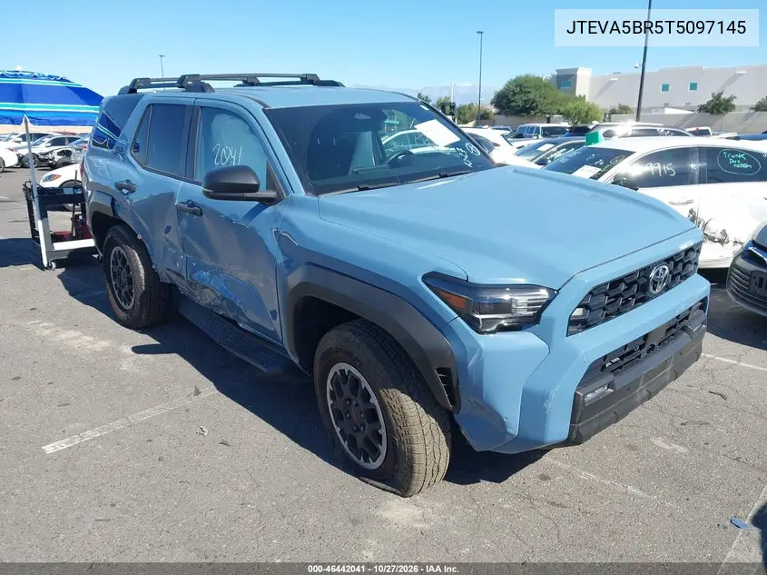 TOYOTA 4RUNNER 2026, VIN JTEVA5BR5T5097145