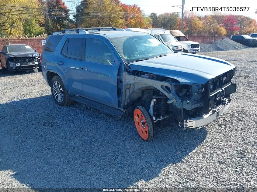 TOYOTA 4RUNNER 2026, VIN JTEVB5BR4T5036527