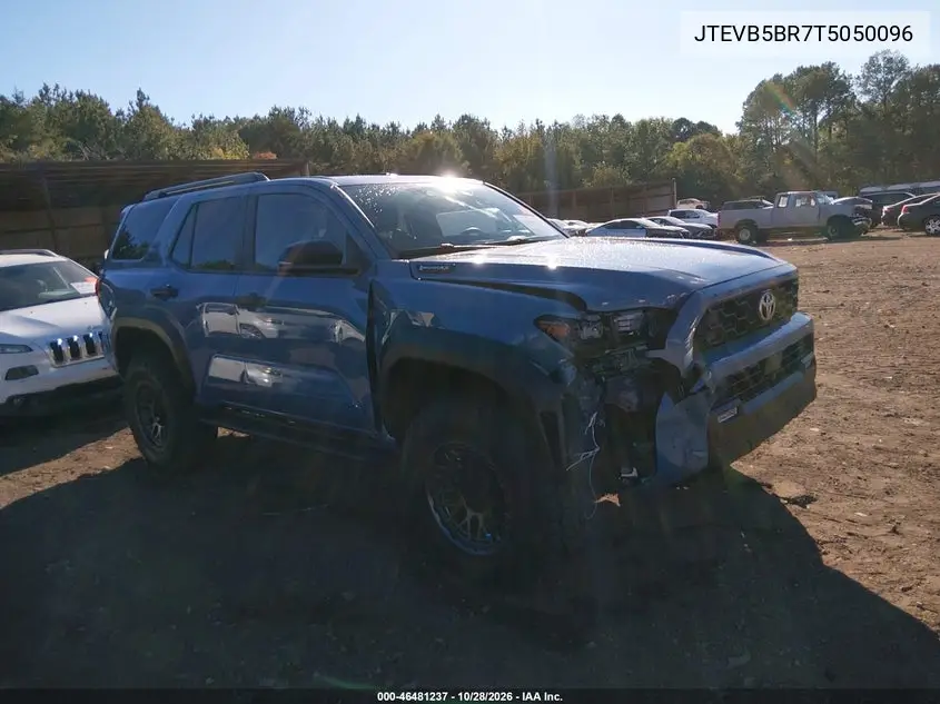 TOYOTA 4RUNNER 2026, VIN JTEVB5BR7T5050096