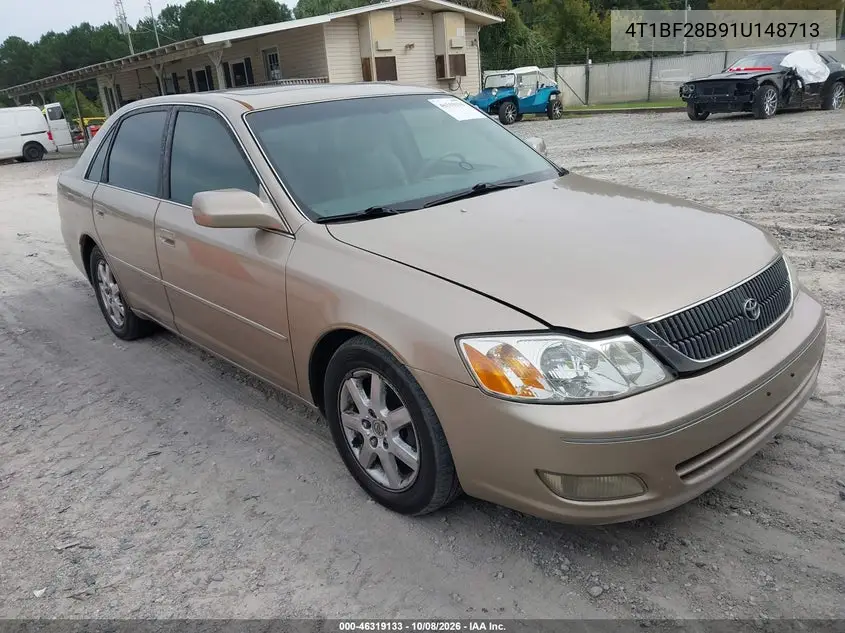 TOYOTA AVALON 2001, VIN 4T1BF28B91U148713