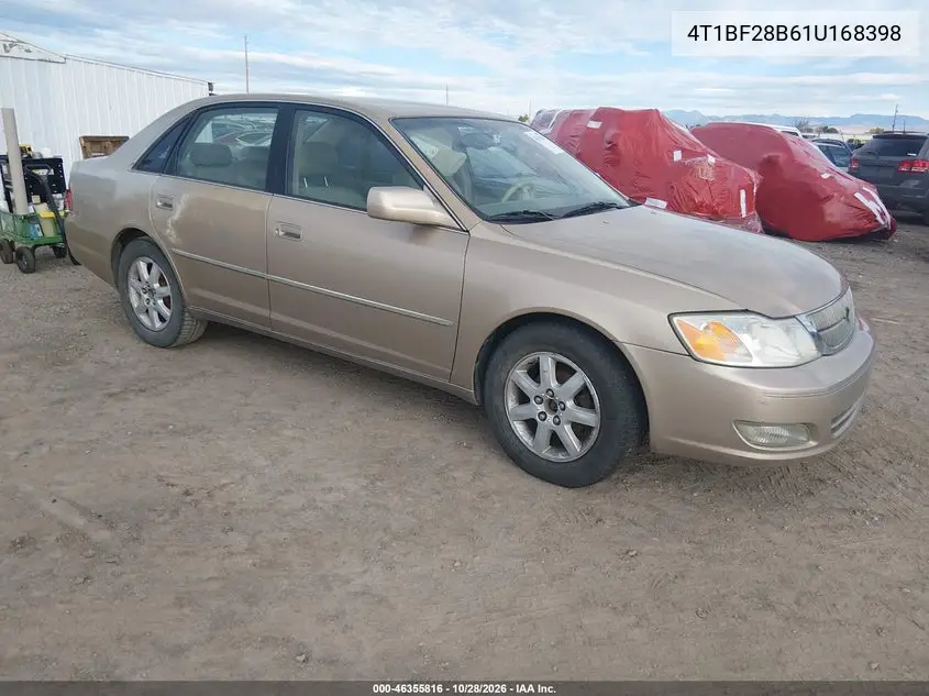 TOYOTA AVALON 2001, VIN 4T1BF28B61U168398