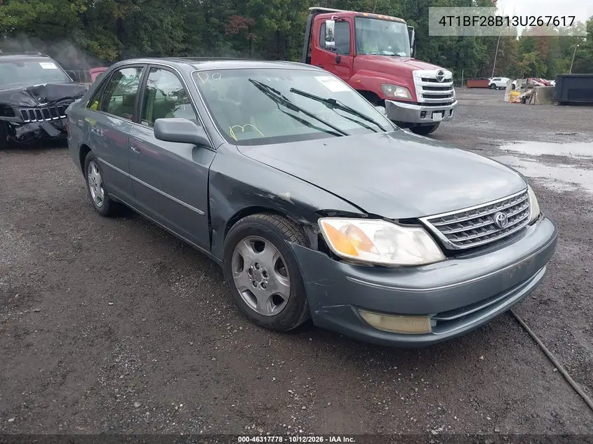TOYOTA AVALON 2003, VIN 4T1BF28B13U267617