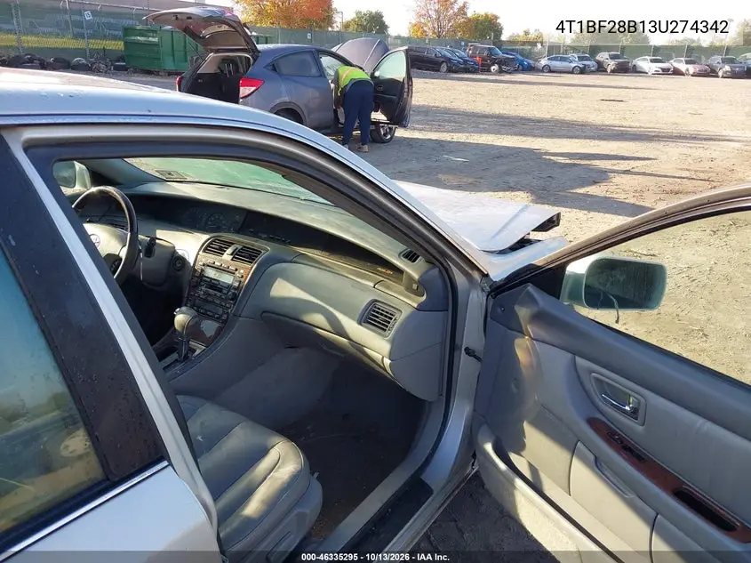 2003 TOYOTA AVALON VIN 4T1BF28B13U274342 — фото 5