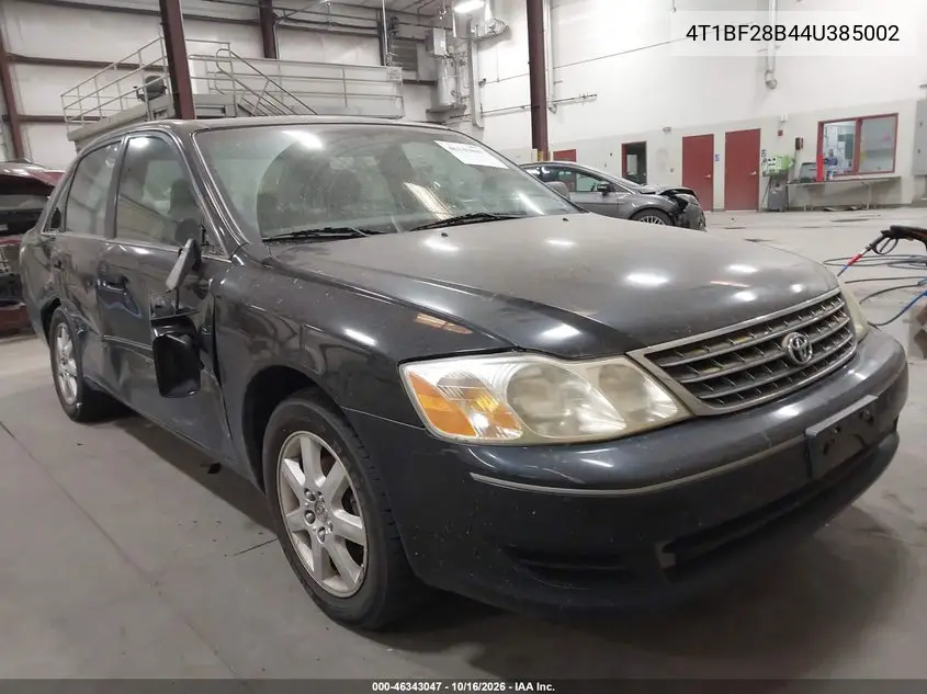 TOYOTA AVALON 2004, VIN 4T1BF28B44U385002