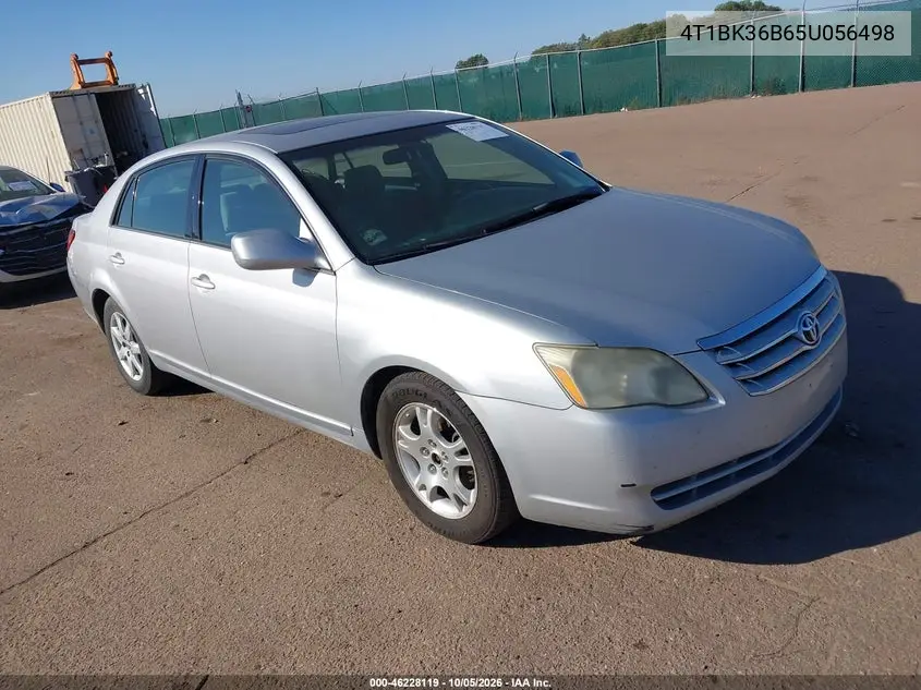 TOYOTA AVALON 2005, VIN 4T1BK36B65U056498