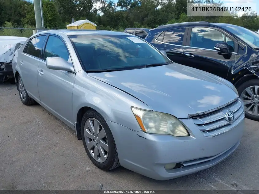 TOYOTA AVALON 2006, VIN 4T1BK36B46U142426