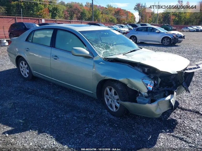 TOYOTA AVALON 2006, VIN 4T1BK36B56U069664