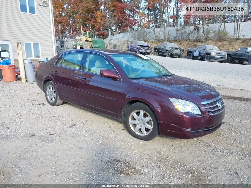 TOYOTA AVALON 2006, VIN 4T1BK36B36U150436