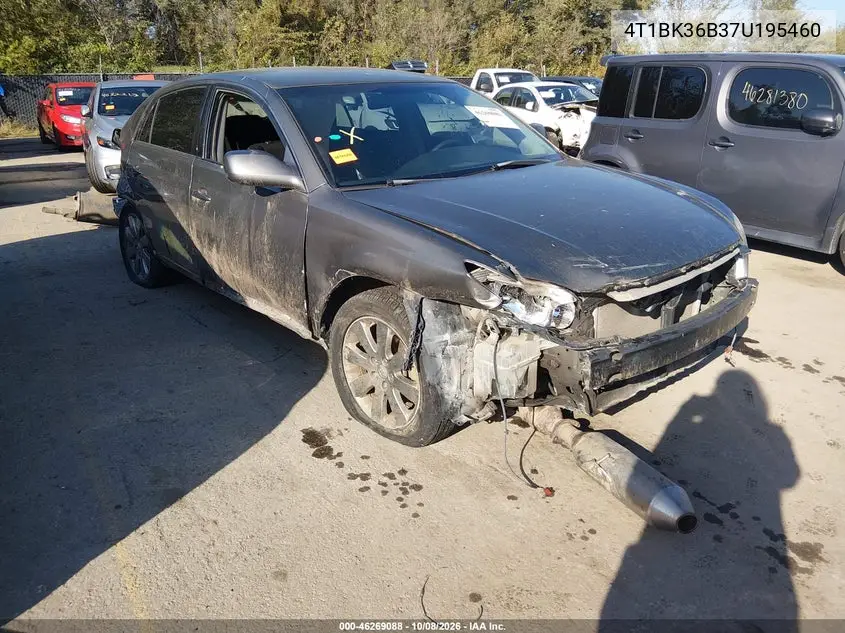 TOYOTA AVALON 2007, VIN 4T1BK36B37U195460