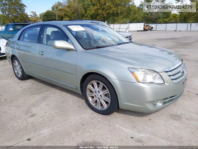 TOYOTA AVALON 2007, VIN 4T1BK36B97U224279