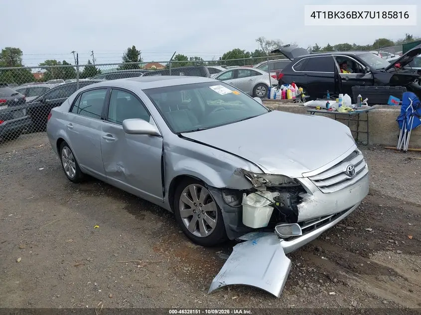 TOYOTA AVALON 2007, VIN 4T1BK36BX7U185816