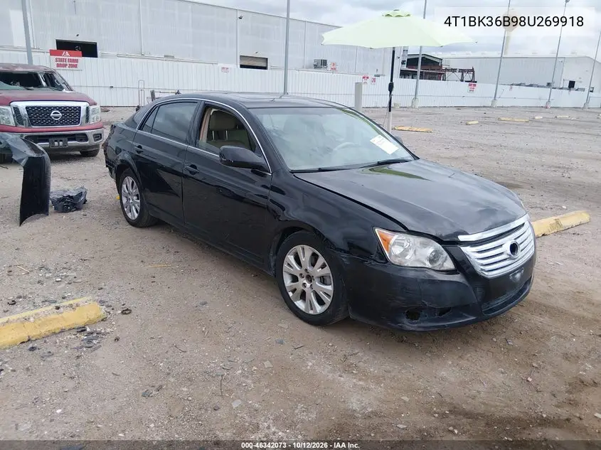 TOYOTA AVALON 2008, VIN 4T1BK36B98U269918