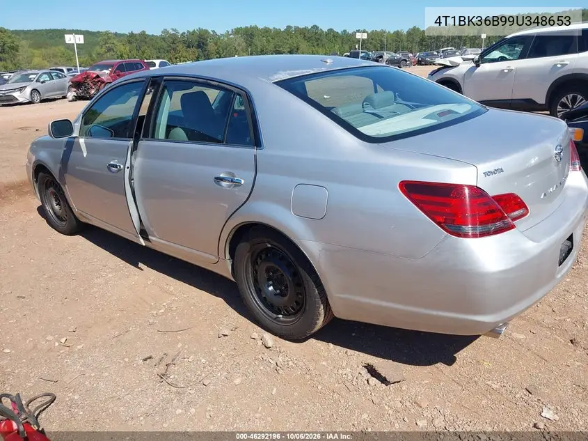 2009 TOYOTA AVALON VIN 4T1BK36B99U348653 — фото 3