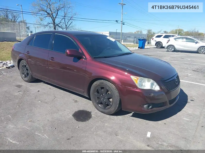 TOYOTA AVALON 2009, VIN 4T1BK36B79U345461
