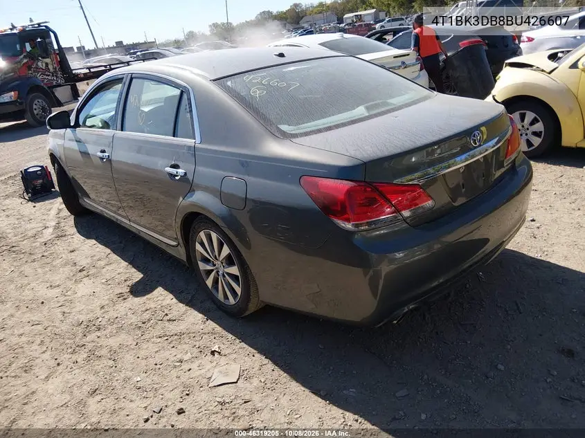2011 TOYOTA AVALON VIN 4T1BK3DB8BU426607 — фото 3