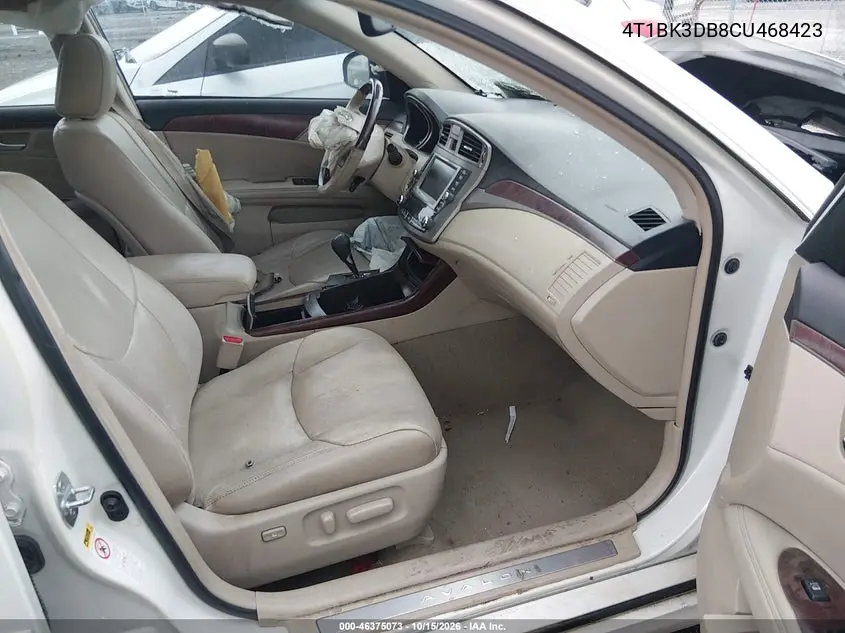 2012 TOYOTA AVALON VIN 4T1BK3DB8CU468423 — фото 5