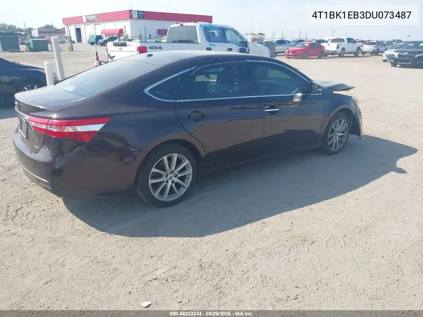 2013 TOYOTA AVALON VIN 4T1BK1EB3DU073487 — фото 4