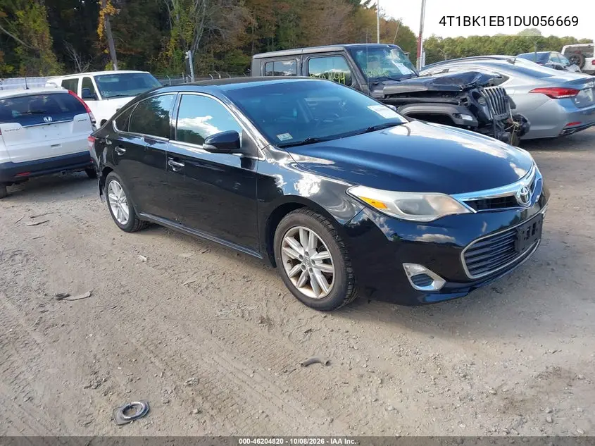 TOYOTA AVALON 2013, VIN 4T1BK1EB1DU056669