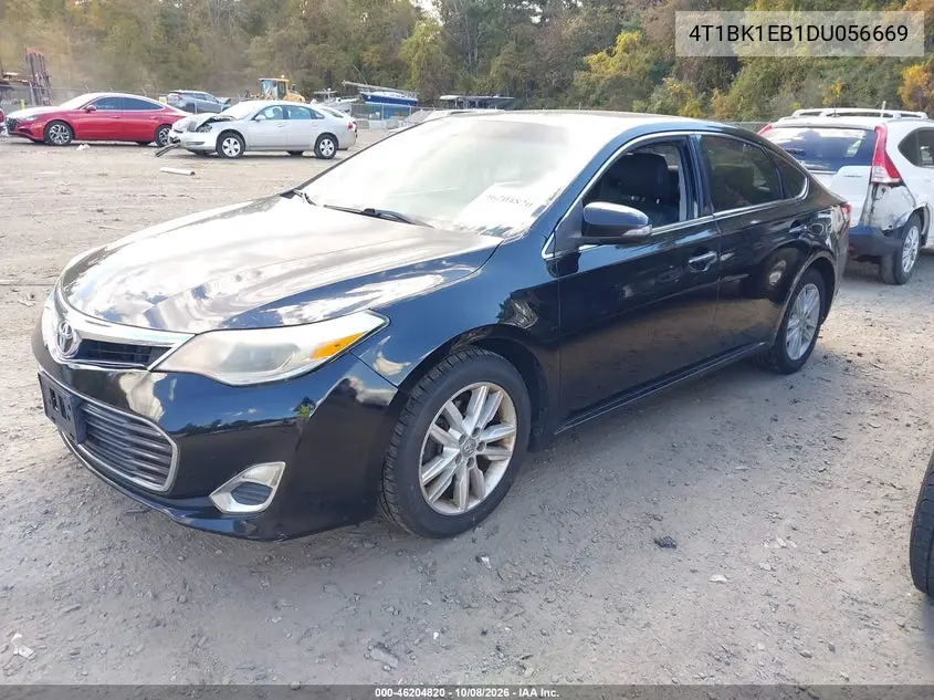 2013 TOYOTA AVALON VIN 4T1BK1EB1DU056669 — фото 2