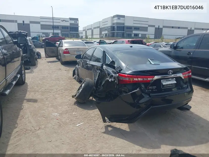 2013 TOYOTA AVALON VIN 4T1BK1EB7DU016046 — фото 3
