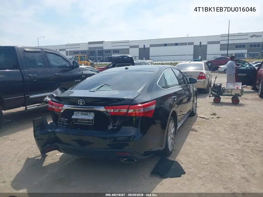2013 TOYOTA AVALON VIN 4T1BK1EB7DU016046 — фото 4