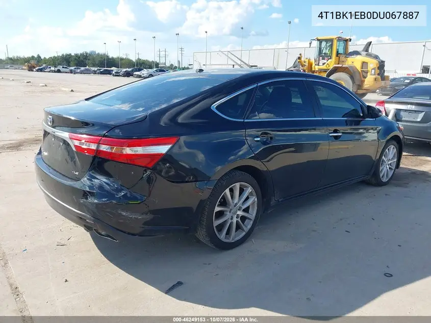 2013 TOYOTA AVALON VIN 4T1BK1EB0DU067887 — фото 4