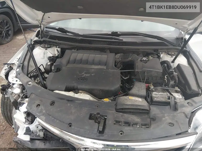 2013 TOYOTA AVALON VIN 4T1BK1EB8DU069919 — фото 10