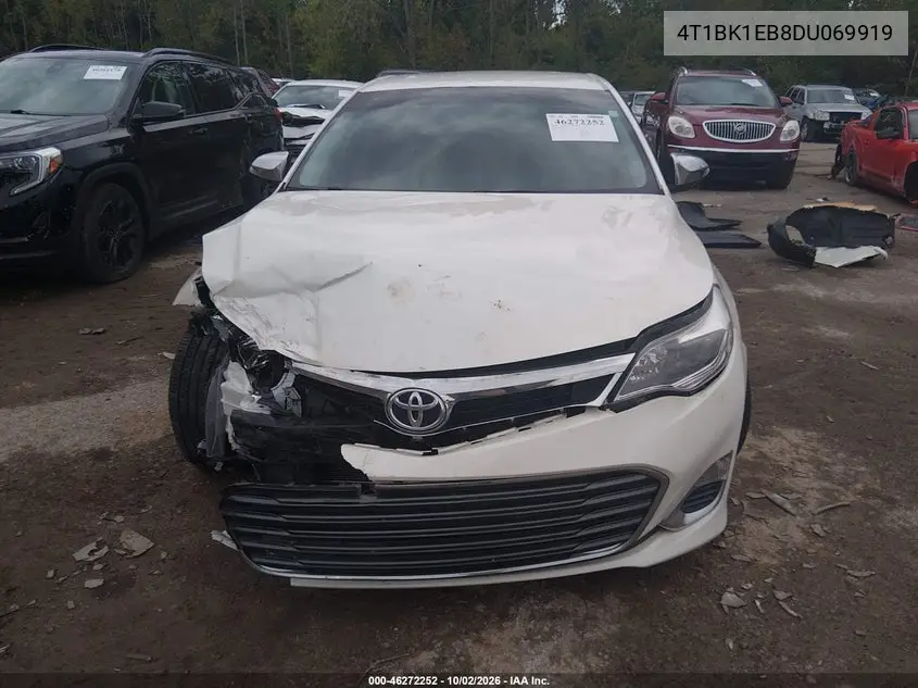 2013 TOYOTA AVALON VIN 4T1BK1EB8DU069919 — фото 12