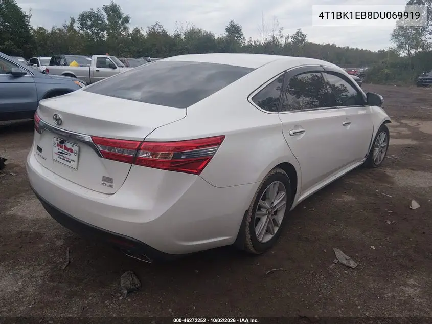 2013 TOYOTA AVALON VIN 4T1BK1EB8DU069919 — фото 4