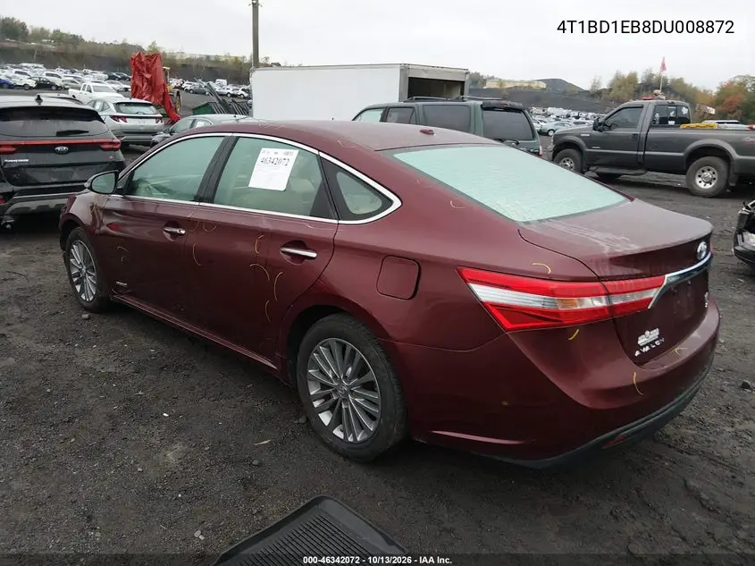 2013 TOYOTA AVALON VIN 4T1BD1EB8DU008872 — фото 3