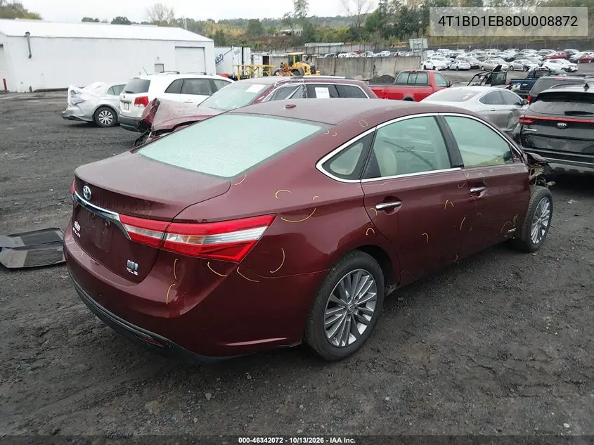 2013 TOYOTA AVALON VIN 4T1BD1EB8DU008872 — фото 4