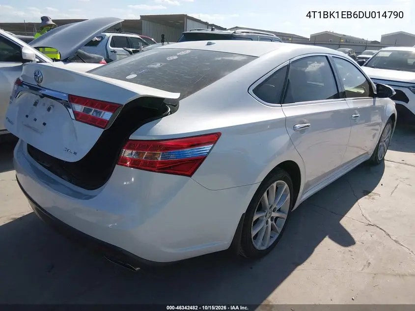 2013 TOYOTA AVALON VIN 4T1BK1EB6DU014790 — фото 4