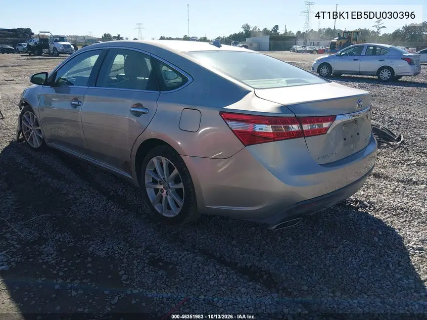 2013 TOYOTA AVALON VIN 4T1BK1EB5DU030396 — фото 3